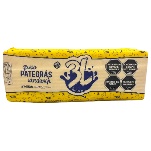 Barra Queso Pategras 3L